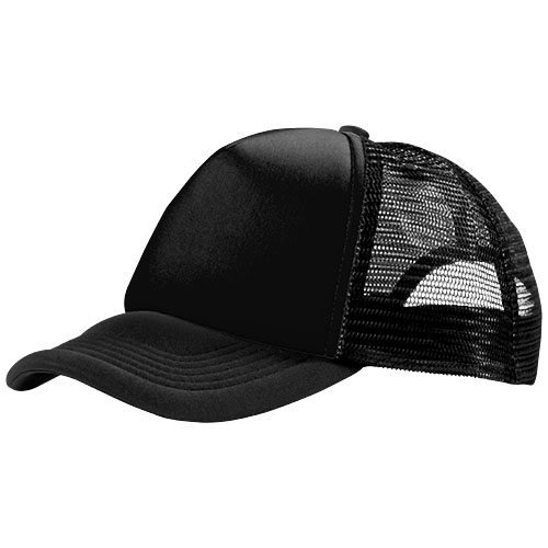 Casquette publicitaire 5 panneaux TRUCKER Noir / Noir